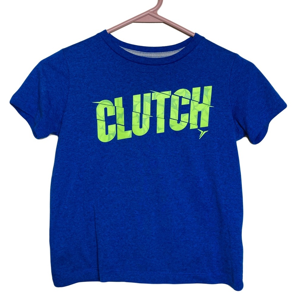 Old Navy Small Active Tee Blue and Green Short Sleeve Boys